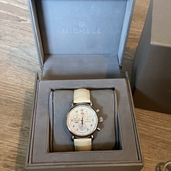 Michele CSX Chronograph 18mm watch and accessories - Picture 2 of 11